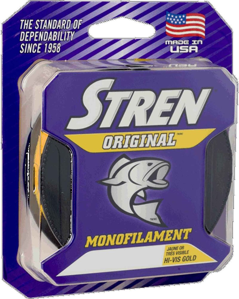 Stren Original®, Hi-Vis Gold, 4lb | 1.8kg Monofilament Fishing Line, Suitable for Freshwater Environments