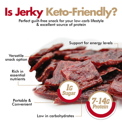 Buffalo Bob's Exotic Jerky (10 Pack) | Meat Snack Variety Set | Gourmet Wild Game Sampler Gift Set | Beef Jerky Gifts for Men | Snacks for Fathers | Animal Protein Variety Set | Exotic Pack