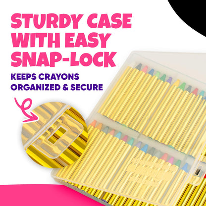 Blue Squid Face Paint Crayons for Kids - 42pcs XL Non-Toxic, Washable Body Paint Crayons - Our Face Painting Kit Makeup Sticks are Easy to Use, Safe for Sensitive Skin and Perfect for a Kids Party