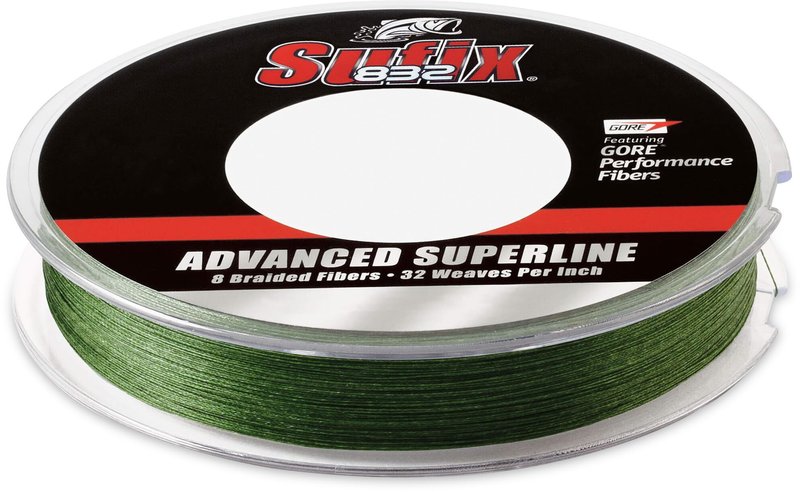Suffix 832 Braid 80 lb Low-Vis Green 300 yards