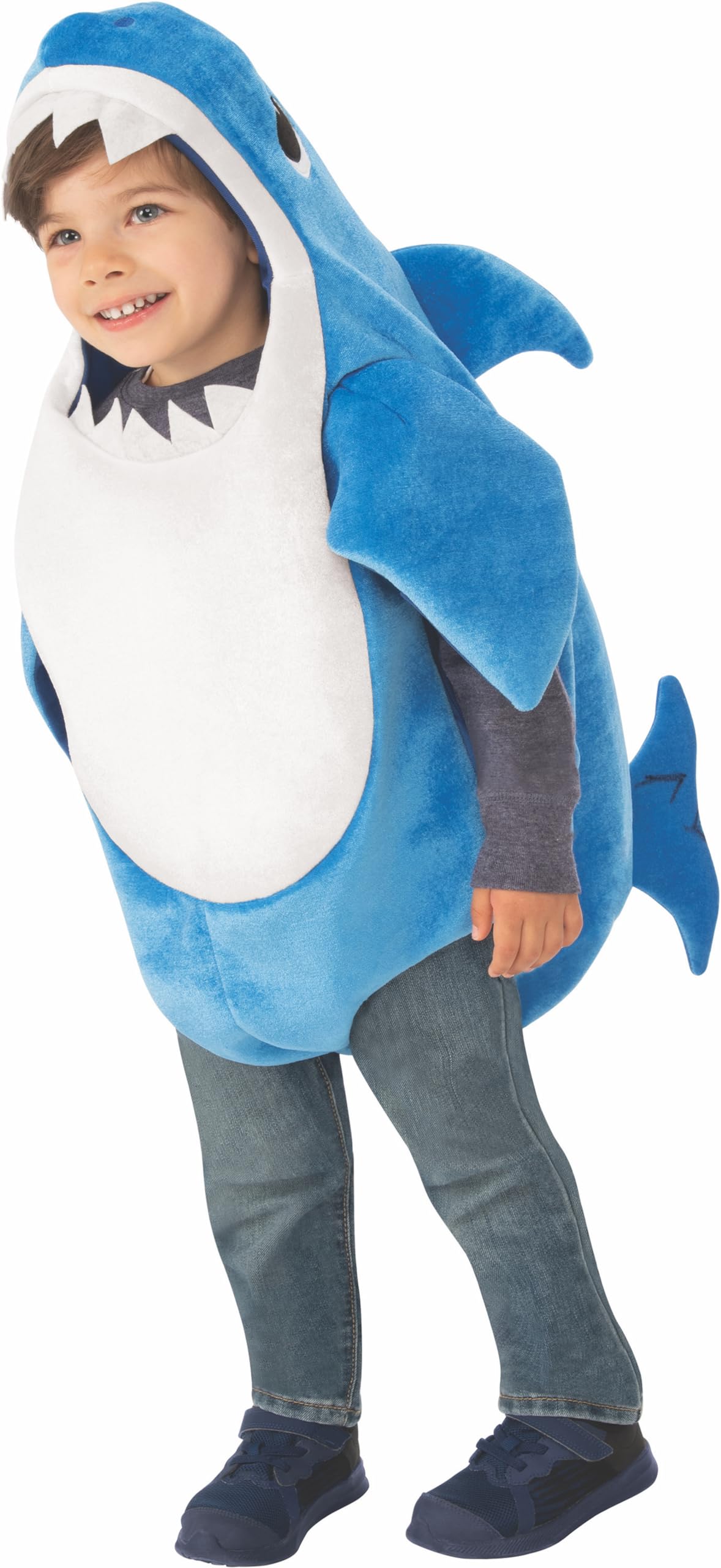 Rubies Baby Shark: Daddy Shark Costume with Sound Chip for Kids, Boy's Small