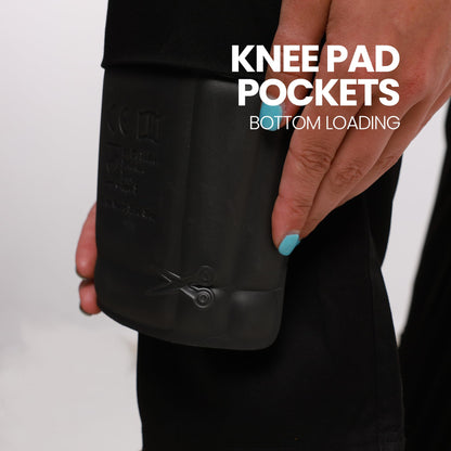 BKS Ladies Cargo Knee Pad Work Trousers (Black - 10 Short)