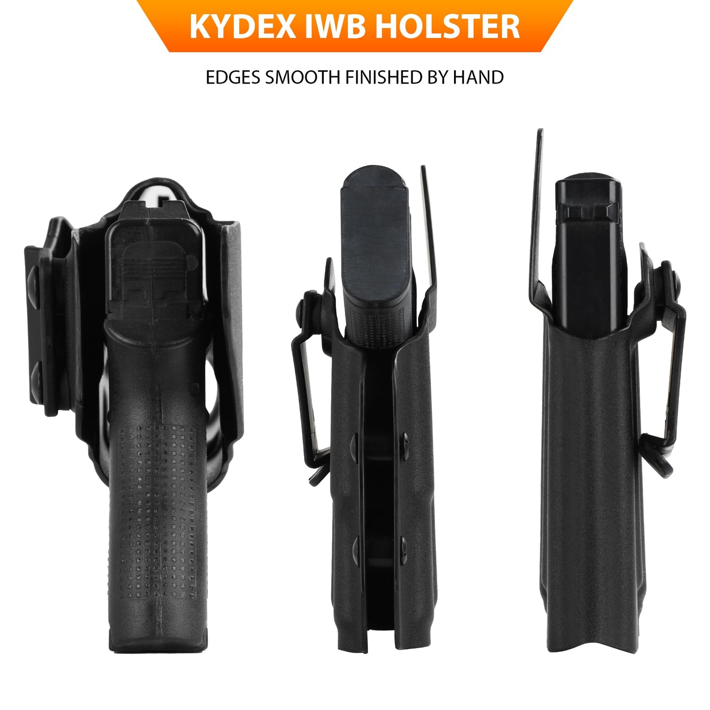 Glock 48 MOS TLR7 sub Holsters,IWB Kydex Holster for Glock 43X MOS,48 MOS with Streamlight TLR-7 Sub Flaslight,Optic Ready,Adj. Cant & Retention -Left Hand