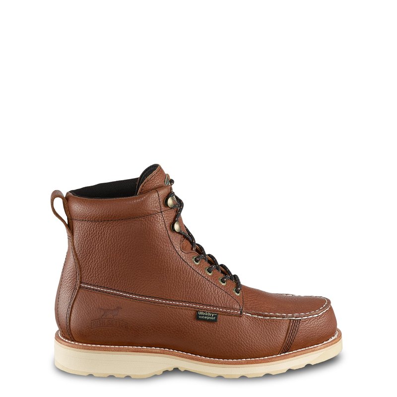 Irish Setter, Wingshooter, Men’s, 7", Waterproof, Hunting Boot, Amber, 8.5 EE (Wide)