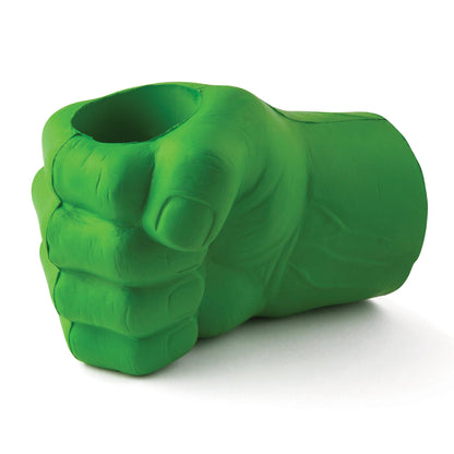 BigMouth Inc Foam Drink Kooler, Soft Sided Beer Cooler, Portable Party Beverage Holder for Soda Cans, Funny Can Cooler - The Green Beast Giant Fist