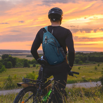 G4Free Sling Bag RFID Blocking Sling Backpack Crossbody Chest Bag Daypack for Hiking Travel