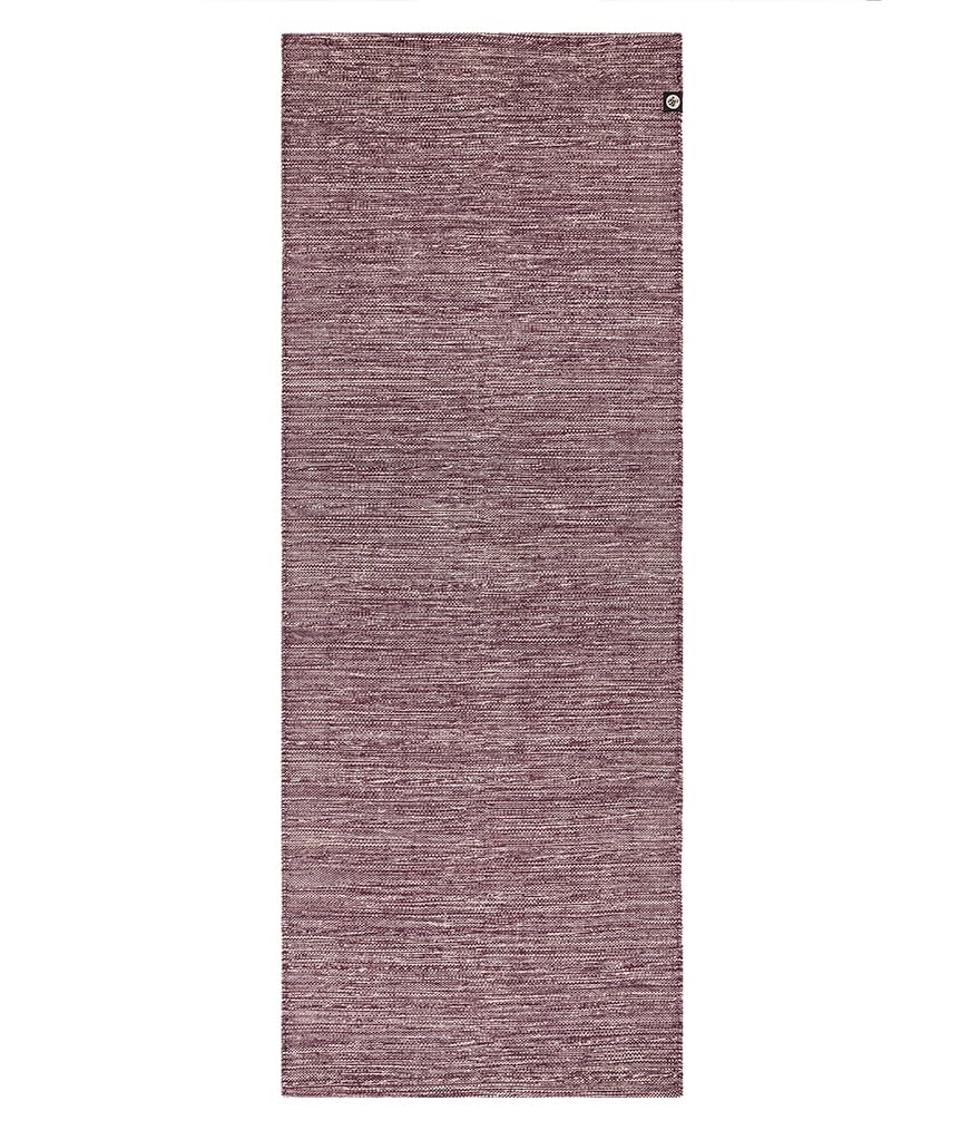 Manduka Shala Yoga Rug 71" - Outdoor Yoga & Meditation | Foldable & Machine Washable | Natural Cotton | Handmade | 71 x 26 inches | Indulge