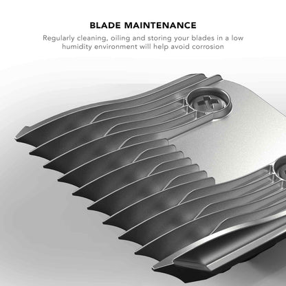 Wahl Standard Blade, 5in1 Cutting Lengths, 0.7mm - 3mm, Replacement Blades, Spare Clipper Blade, Clipper Spares, Stainless Steel, Chrome Plated, Rust Resistant, Precise Cutting