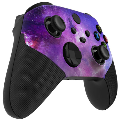 eXtremeRate ASR Version Redesigned Shell for Xbox Core Wireless Controller - Performance Rubberized Grip, Anti Sticks Rubbing Rings - Custom Faceplate for Xbox Series X & S Controller - Nebula Galaxy