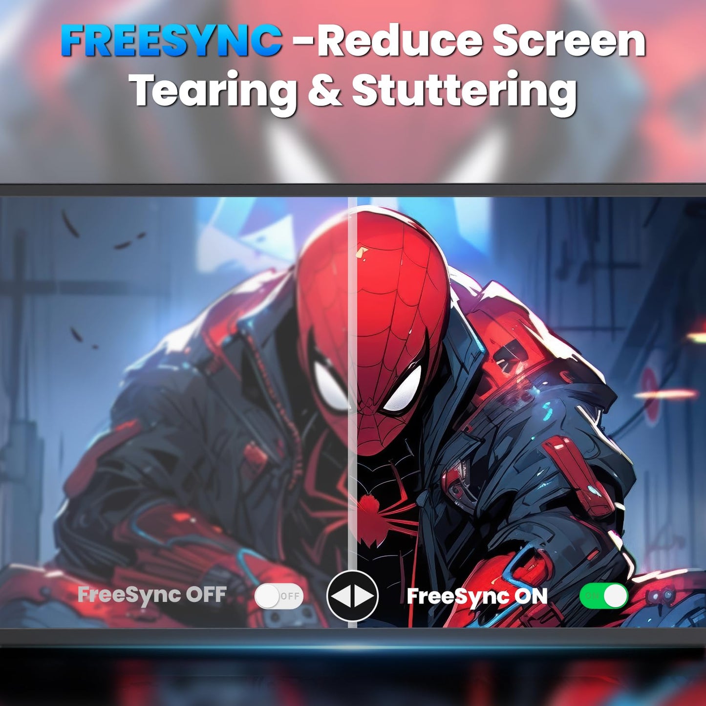23.8'' Portable Monitor,FHD 1080P 100Hz IPS Laptop Screen Extender,USB-C HDMI Large Office Gaming Second Monitor Extender with Detachable Stand for Mac Windows PS5 Xbox Switch(Built-in Speakers)