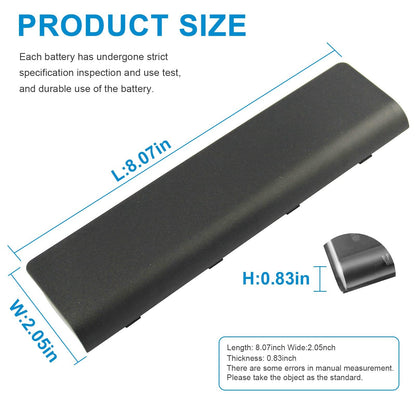 Futurebatt New Spare Battery fit HP 593553-001 593554-001 636631-001 593550-001 593562-001 586007-851 HSTNN-Q62C HSTNN-CBOW HSTNN-IB0N HSTNN-IB0X MU06 MU09 Pavilion G7 G6 G4