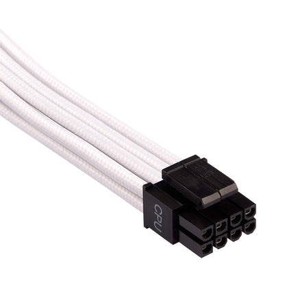 Corsair CP-8920217 Premium Individually Sleeved PSU Cables Starter Kit – Black, 2 Year Warranty, White