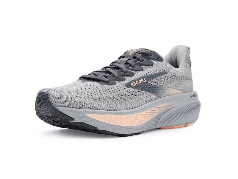 Brooks Women's Ghost 17 Alloy/Blackened Pearl/Peach 11.5 Medium