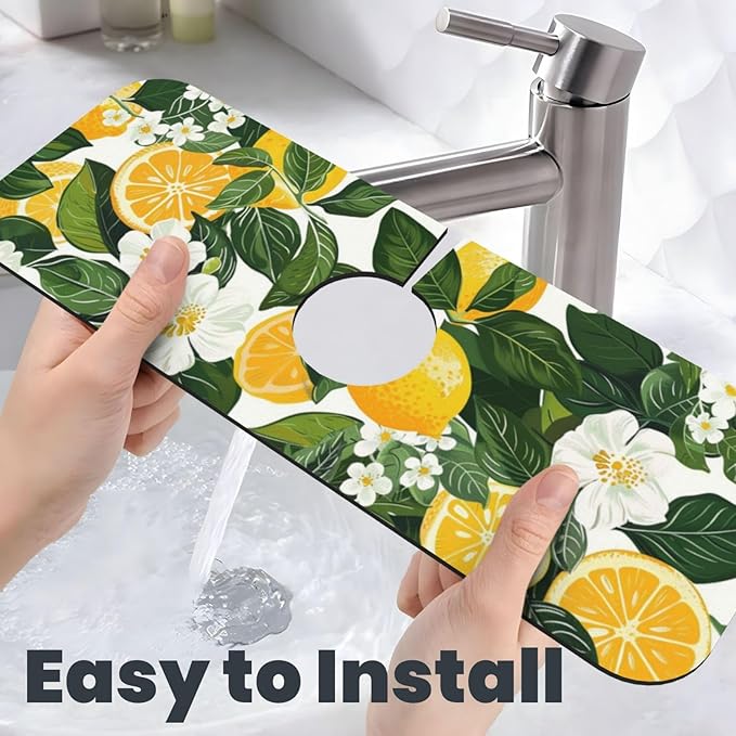 Faucet Draining Mat For Kitchen Sink