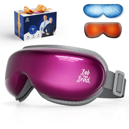 BOB AND BRAD Eye Massager with Heat and Cooling, Birthday Gifts for Women Men Her Him, EyeOasis 3 Eye Mask for Migraines FSA HSA Eligible, Heated Face Massager for Dry Eyes Strain Relief Improve Sleep