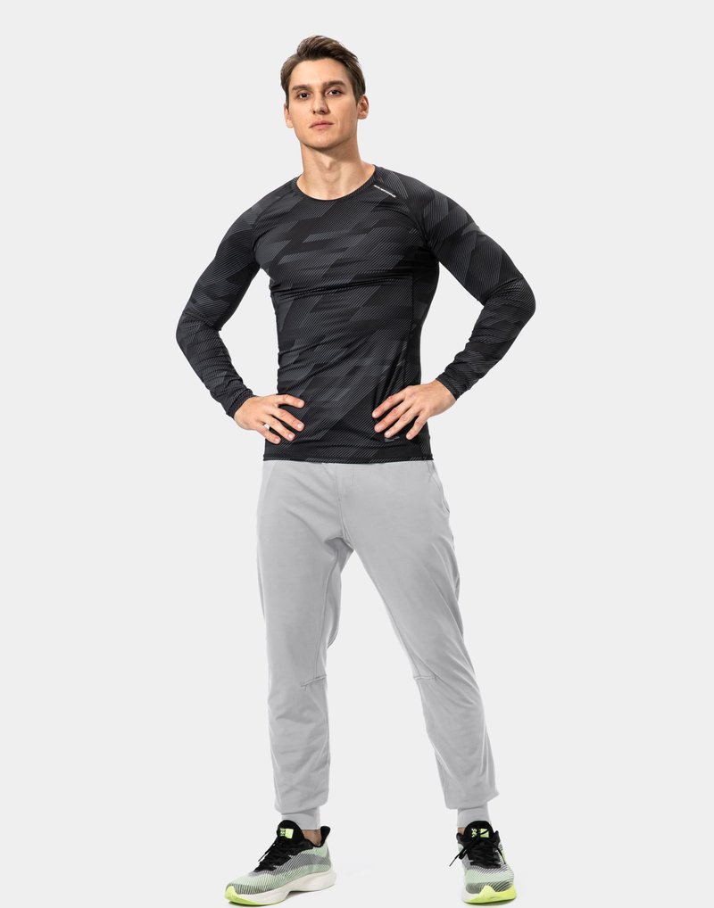G Gradual Men's Sweatpants with Zipper Pockets Athletic Pants Traning Track Pants Joggers for Men Soccer, Running, Workout(Silver Drop,XL)