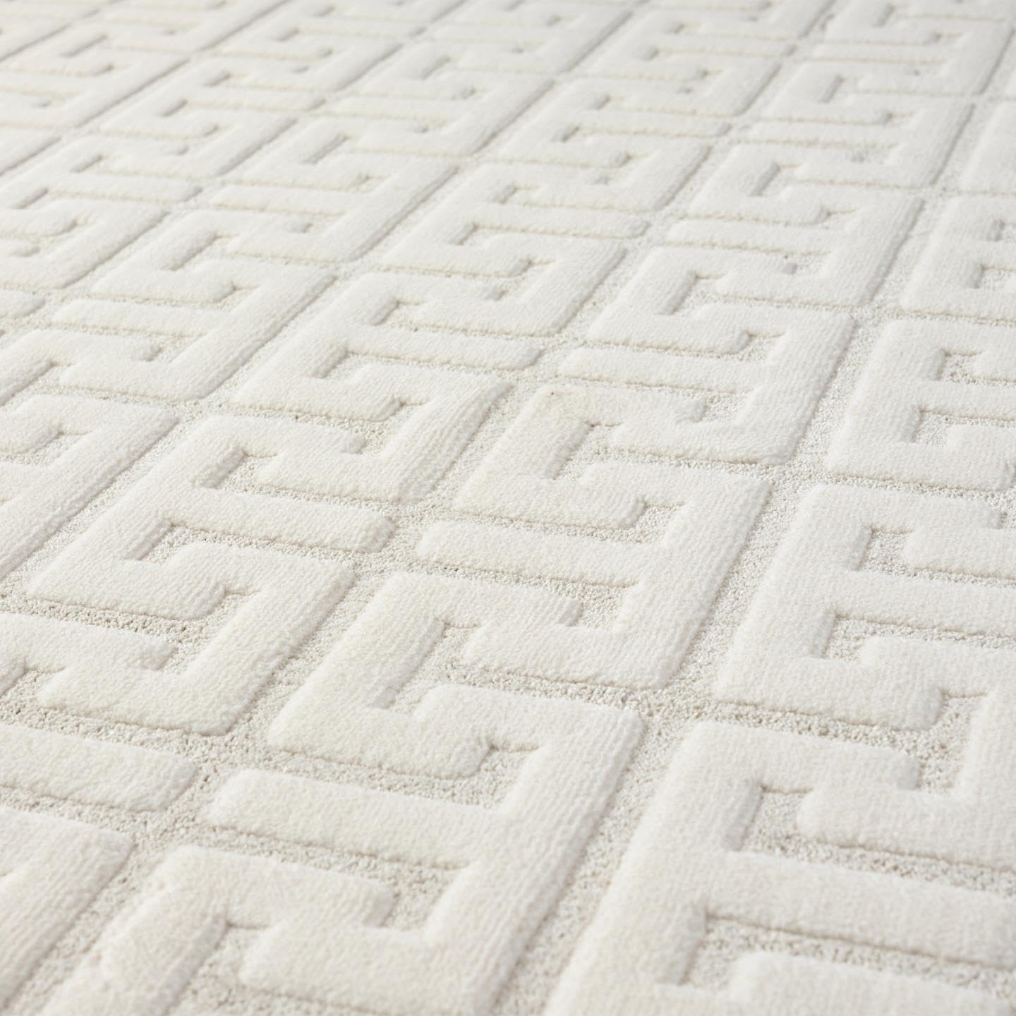 LUXE WEAVERS Modern Geometric Trellis Cream 5x7 Area Rug