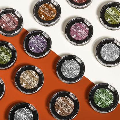 Afflano Metallic Orange Red Eyeshadow, Warm Glitter Eyeshadow Palette One-Swipe Coverage, Intense Color Sparkle Red Brick Eye shadow, Long Lasting Fall Eye Shadow for Women Halloween Pumpkin Makeup