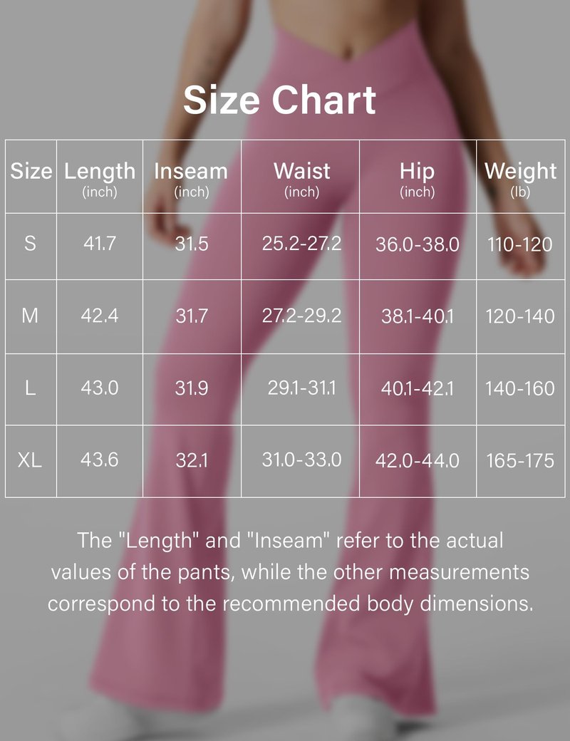 YEOREO Kalie Flare Scrunch Leggings for Women V Cross Waist Bell Bottom Yoga Pants Tummy Control Bootcut Workout Leggings Begonia Pink M