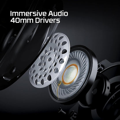 HyperX Cloud Stinger Core – Wireless Lightweight Gaming Headset, DTS Headphone:X spatial audio, Noise Cancelling Microphone, Over Ear Headset For PC, Black (Renewed)