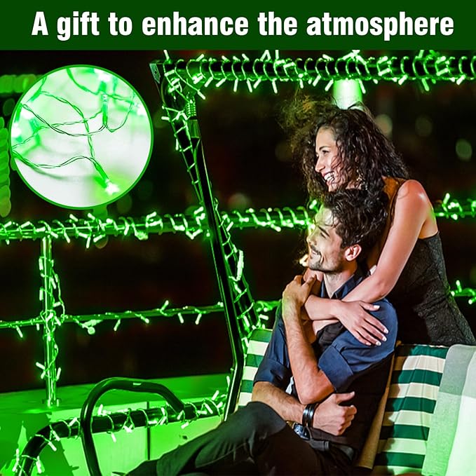 Outdoor String Lights (70FT, Green)