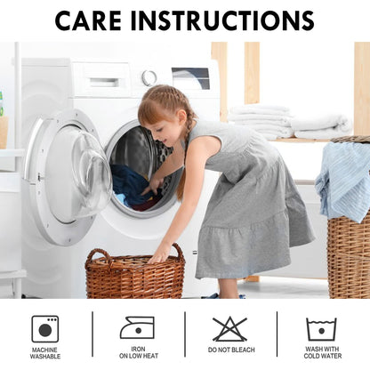 DWCN Blackout Curtains – Thermal Insulated, Energy Saving & Noise Reducing Bedroom and Living Room Curtains, Black, W 42x L 63 Inch, Set of 2 Rod Pocket Curtain Panels