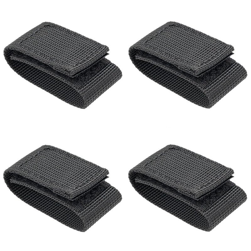 TACNEX Duty Belt Keepers w/Hook & Loop Closure for 1.25" Wide Utility Belt Loop Stays Nylon Tactical Strap Holder Retainer Police Law Enforcement Security Military Accessories NY