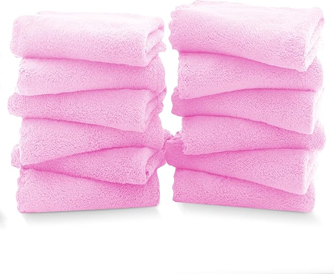 TENSTARS 12 Pack Premium Washcloths Set