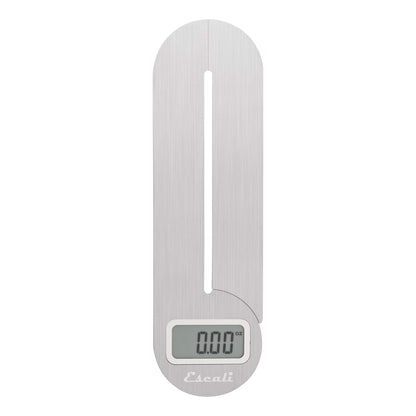 Escali F115 Compact Kitchen Scale, 11 lb/5 kg, Stainless Steel