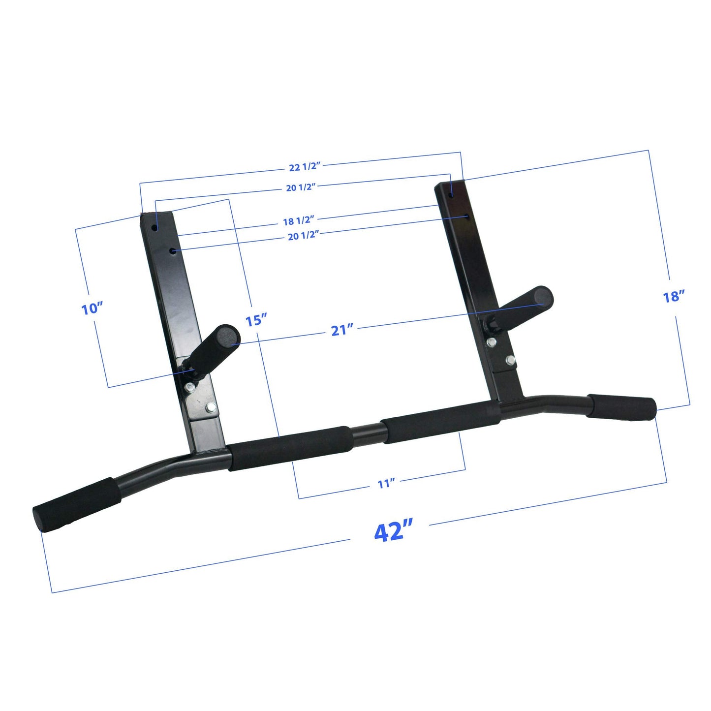 Iron Core Athletics Joist Mount Pull Up Bar with 2 Pull Up Assist Bands - Heavy Duty Joist Mounted Pull-Up/Chin Up Bar