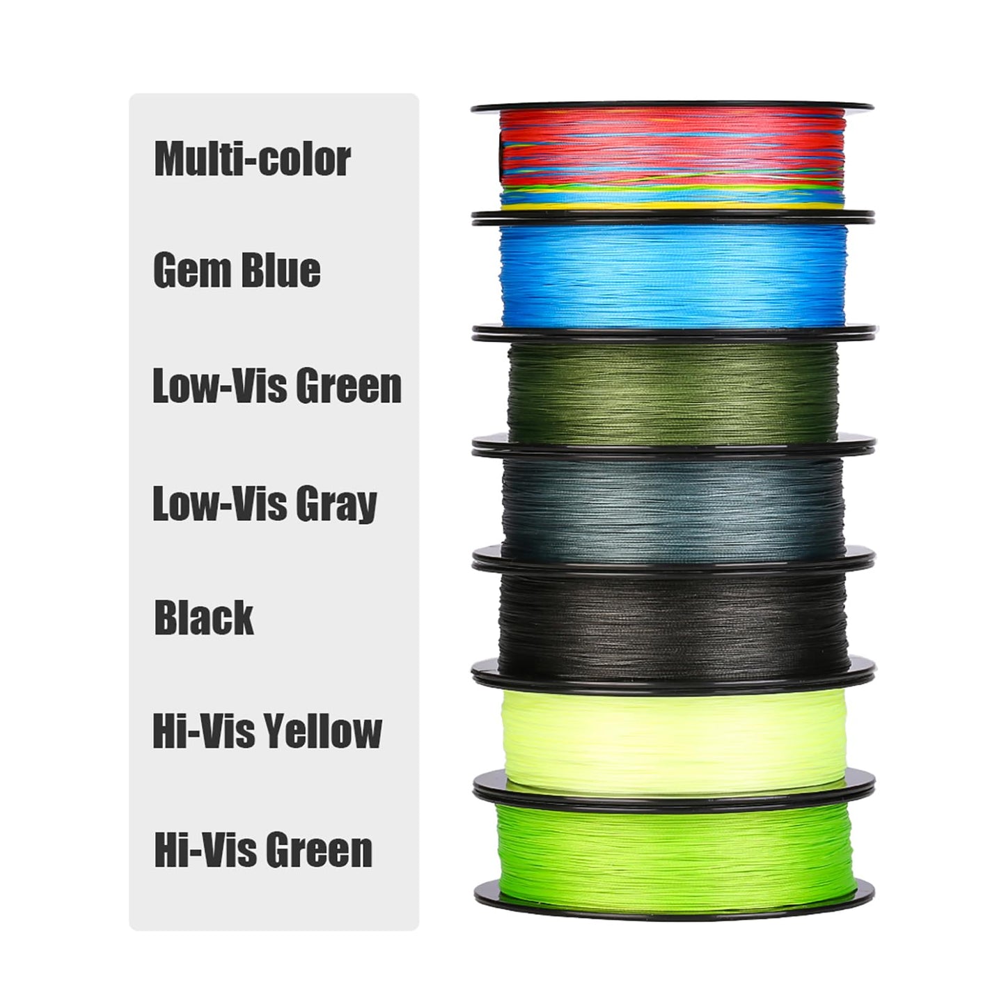 SeaKnight MANSTER W8 II 8 Strand Braided Fishing Line -Super Strong, Abrasion Resistant, No Stretch Braided Line-15LB to 100LB Test for Saltwater and Freshwater Fishing Line Braid