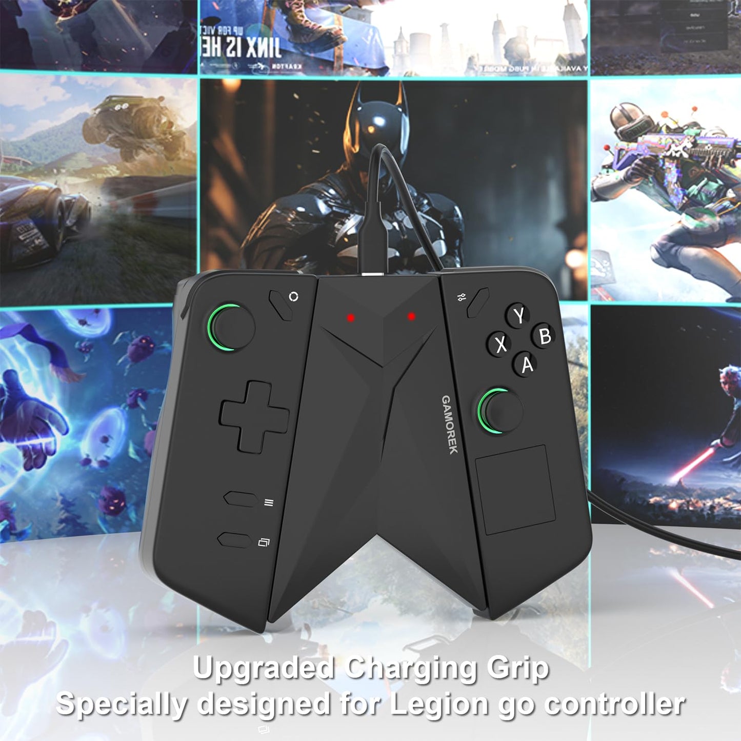 Gamorek Controller Charging Connector Grip Compatible with Lenovo Legion Go