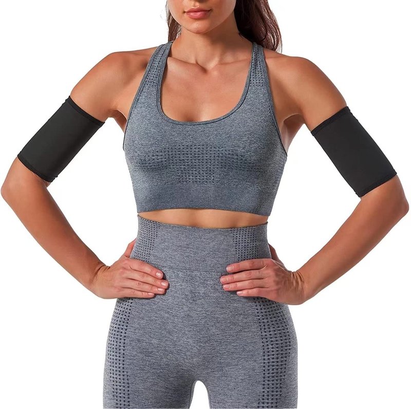 huiming Women's Arm Trimmers Sauna Compression Sleeve Sweat Bands Slimmers for Workout Sport