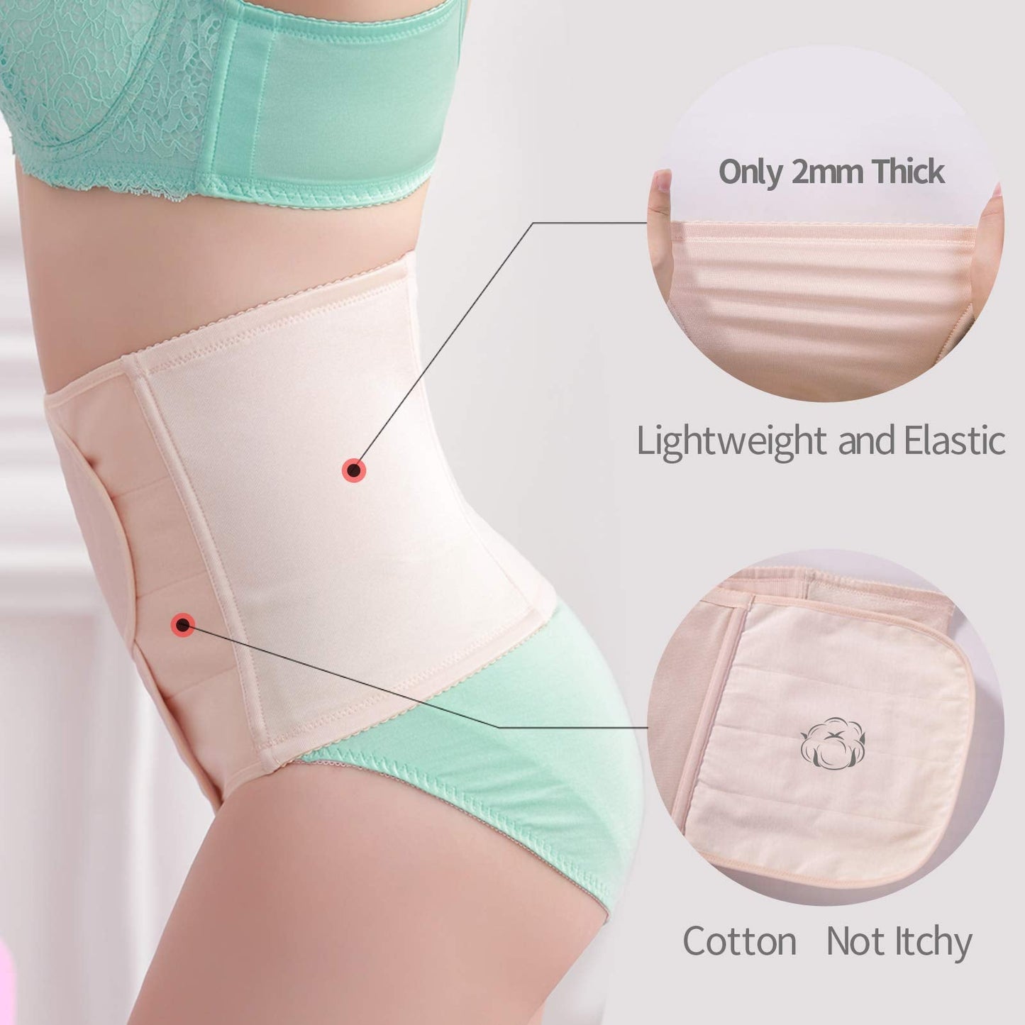 Artist Seyo C Section Recovery Belt Postpartum Belly Wrap Abdominal Binder Post Partum Women Belly Belt Pregnancy Belt Large