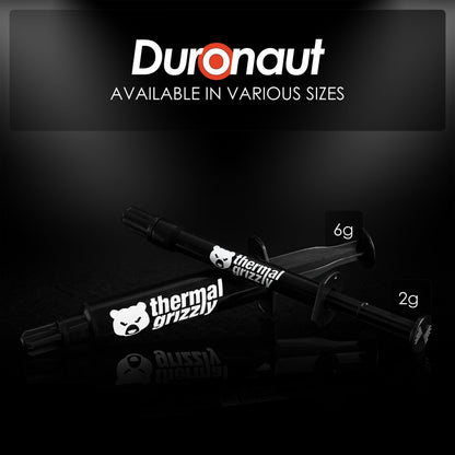 Thermal Grizzly Duronaut - 6 Gram - Enhanced Durability & High Performance Thermal Paste - for Maximum Thermal Conductivity While Overclocking CPU/GPU/PS4/PS5/Xbox