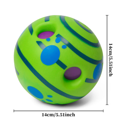 Yifugad Interactive Giggle Ball for Dog Squeaky Toy Keep Your Dog Happy All Day, Ball Toys for Large, Medium and Small Pet Cat Relieve Anxiety and Boredom