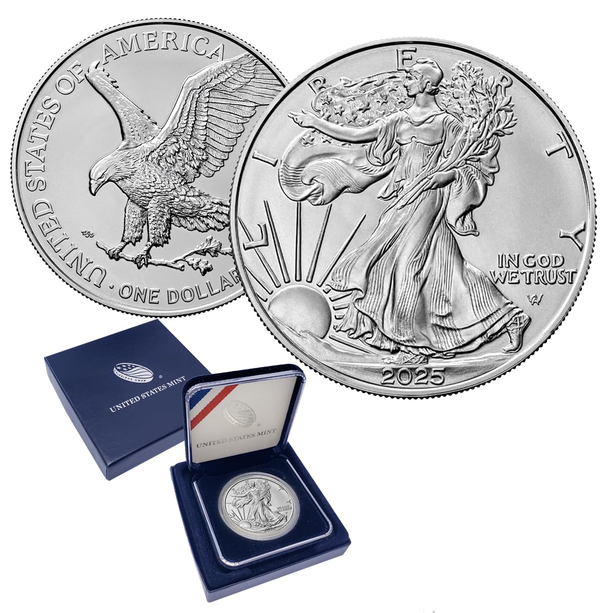 2025 American Silver Eagle $1 US Mint Brilliant Uncirculated