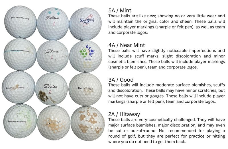 Golf Ball Planet 72 Ball Mesh Bag Hit Away Practice Used Golf Balls