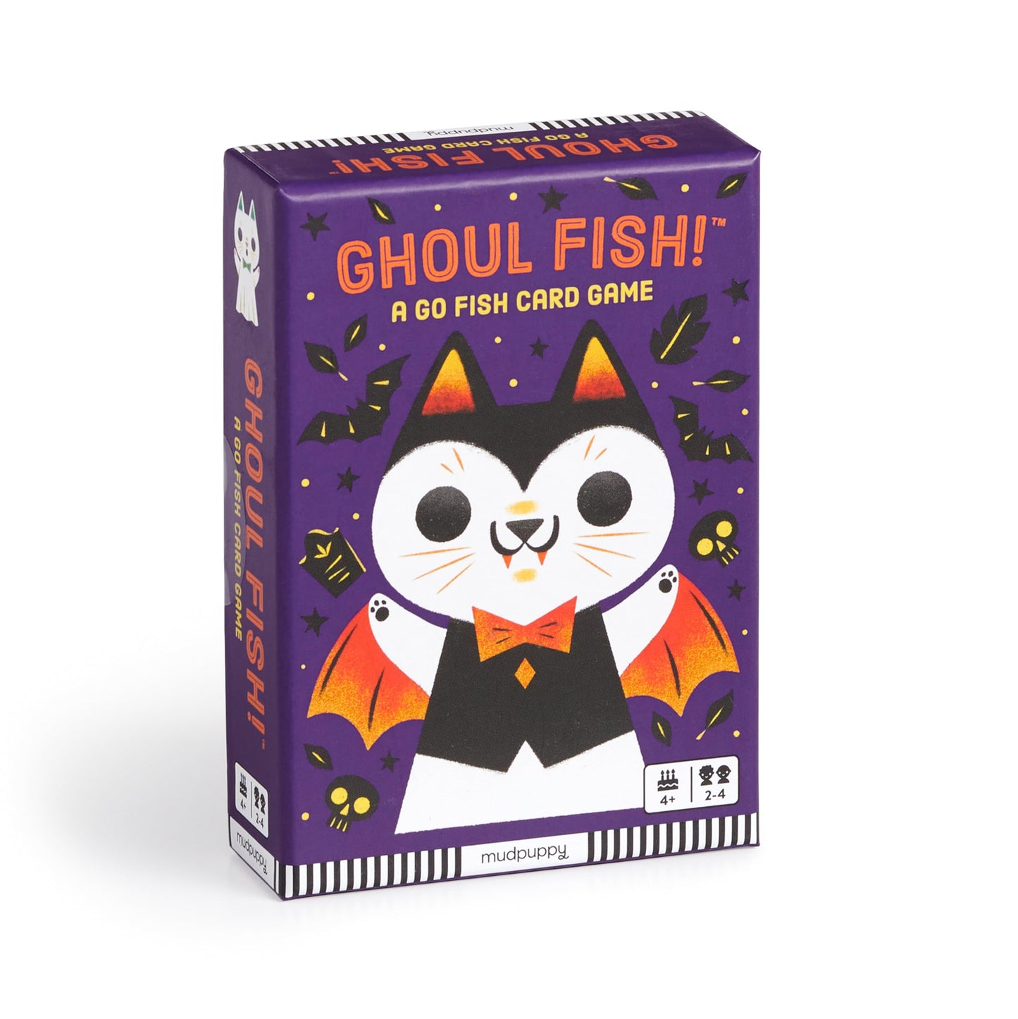 Mudpuppy Ghoul Fish! – Ghoul Version of Classic Kids Go Fish Card Game with Cute Illustrations of Ghoulish Cats for Children Ages 4 and Up, 2-4 Players
