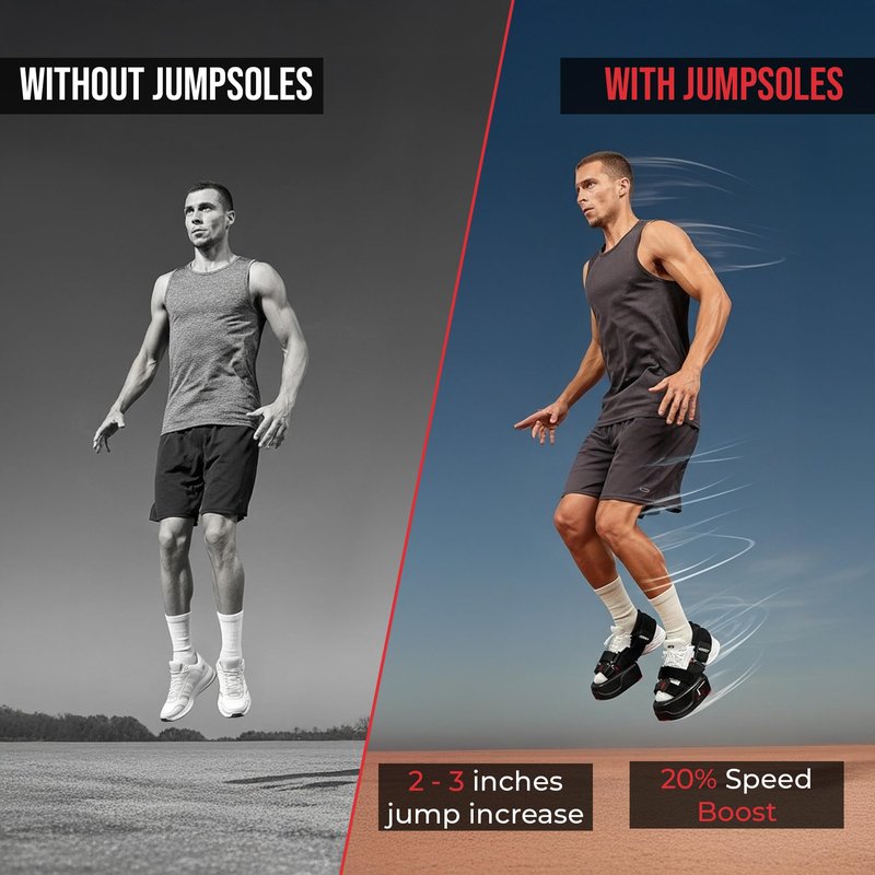 Jumpsoles Jump & Speed Training System 5.0 Mens Large Black