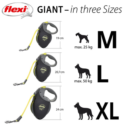 flexi Giant Professional L Tape 10 m black/neon yellow