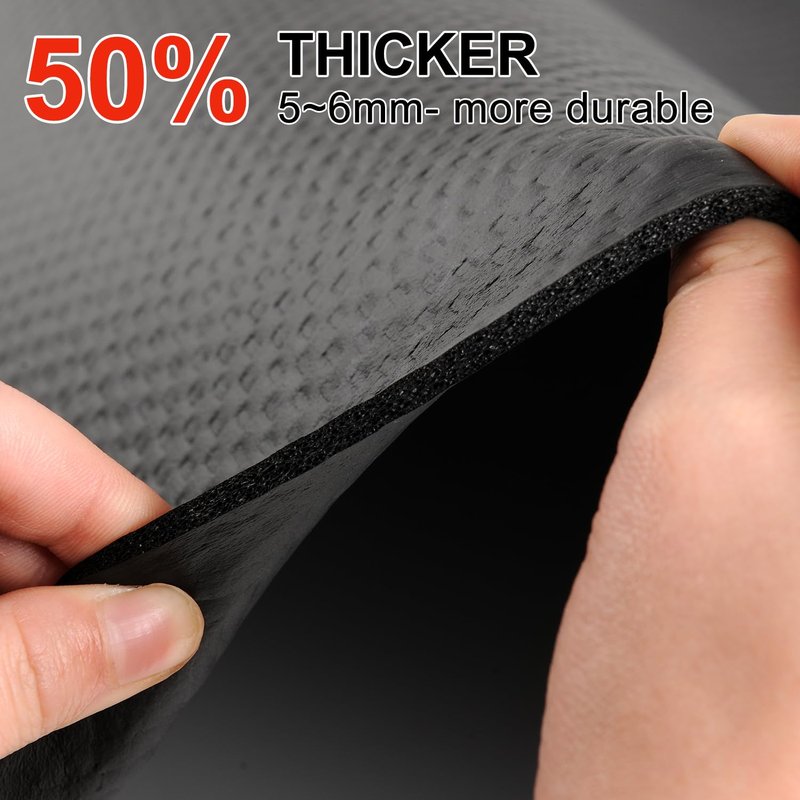 Treadmill Walking Pad Mat for Carpet Floors,29.5x70.8"Foldable Treadmill Mat for Hardwood Floors,Non-Slip Exercise Equipment Mat for Under Exercise Bike,Walking Pad & Elliptical,Noise Shock Absorption