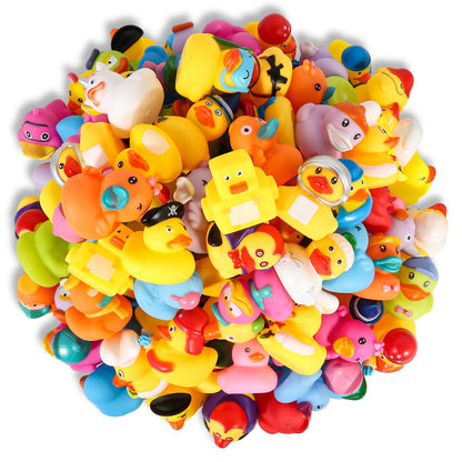 Audaisyly Rubber Ducks Bath Toy for Kids, Assortment Duckies for Jeep Ducking Pool Floater Ducky Bathtub Beach Toys, Party Favors Birthday