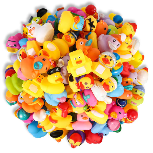 Audaisyly Rubber Ducks Bath Toy for Kids, Assortment Duckies for Jeep Ducking Pool Floater Ducky Bathtub Beach Toys, Party Favors Birthday