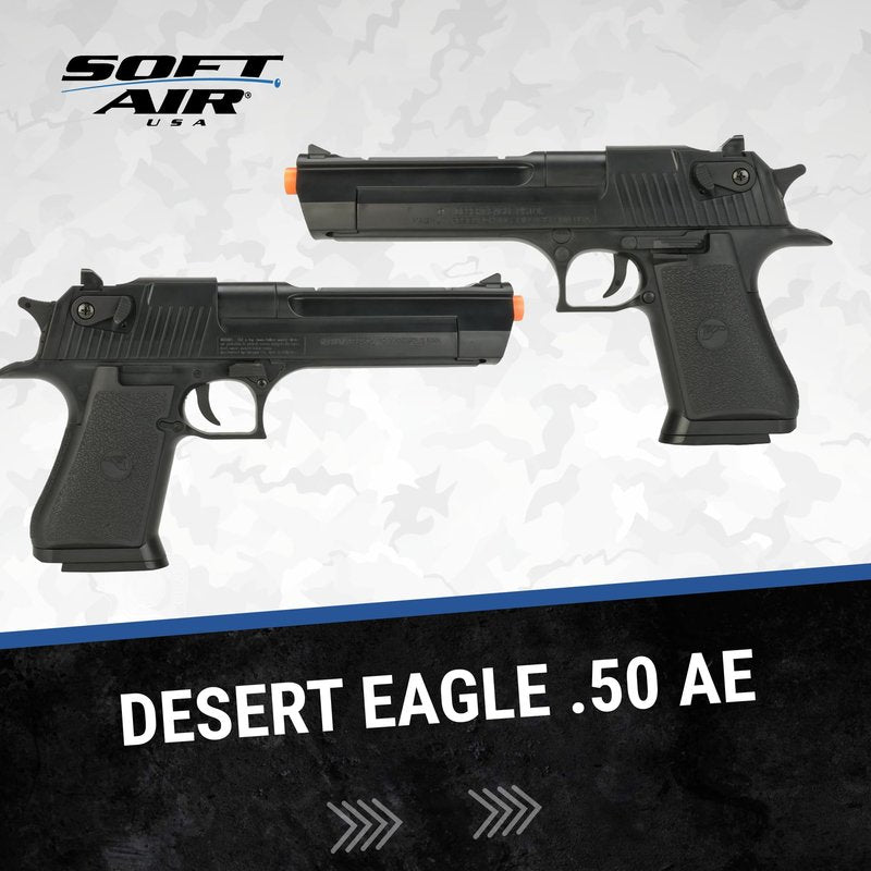 Desert Eagle 50Ae Spring Pistol, Black- ClamSpring Pistols, 200-260 FPS