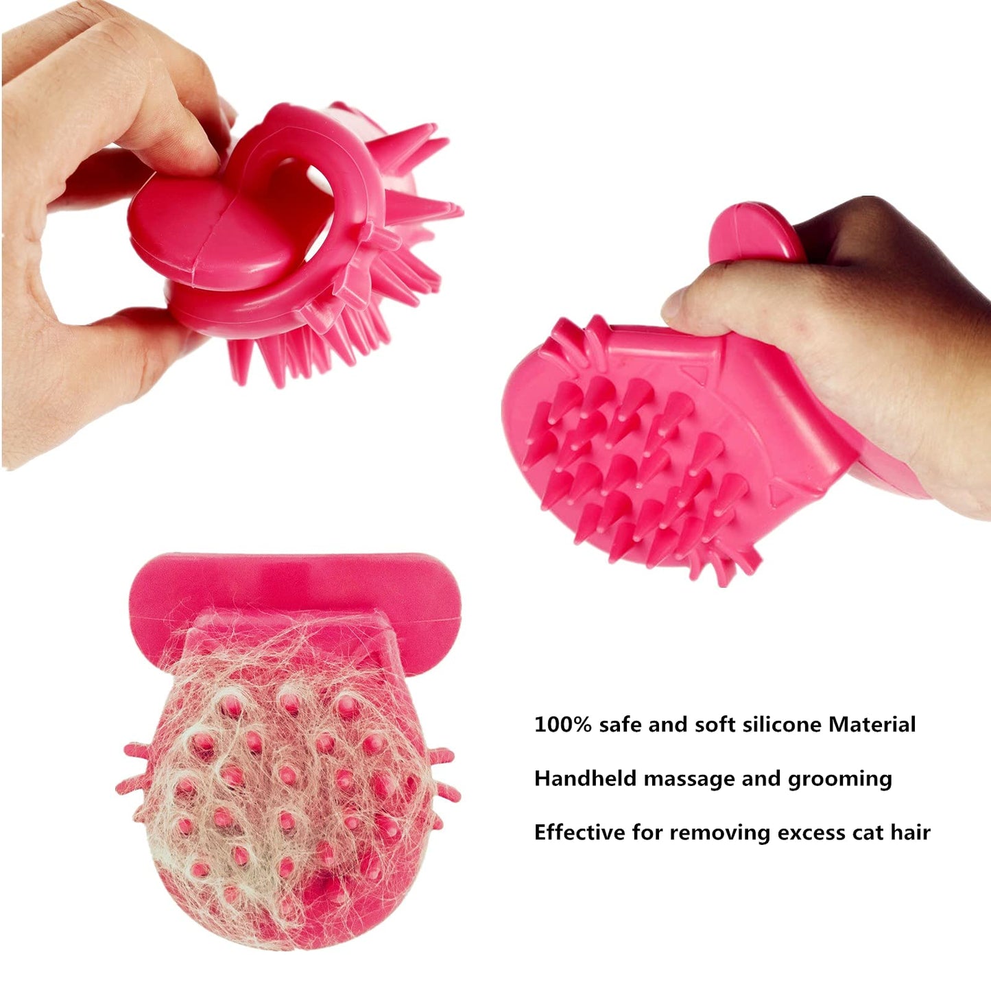 Cat Brush Shedding Grooming, Soft Massage Cat Tongue Brush, Licking Your Cat Like a Mama Cat to Comfort, Surprise Pet Gifts