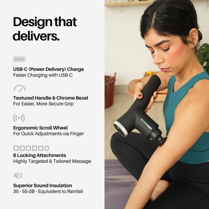 Ekrin Athletics Kestrel Massage Gun: Enhanced Precision & Comfort for Superior Muscle Recovery & Wellness | Relieve Sore Muscles and Stiffness