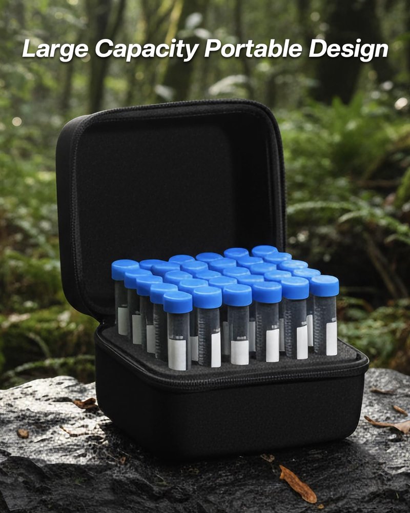 THOBEYA 30 Pcs Muzzleloader Accessories Kit, Charge Tubes Black Powder Accessories for Precision Quick Reloads, Traditions Black Powder Measure Storage Box