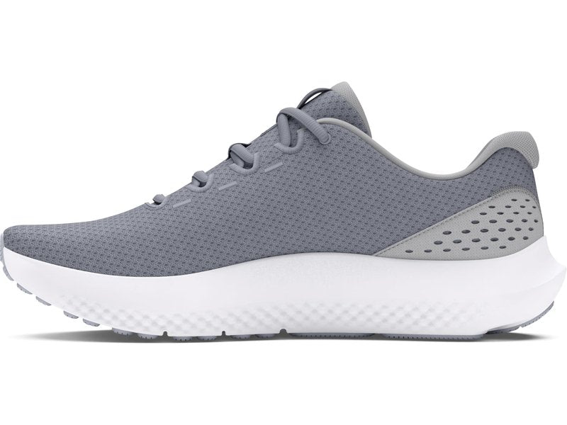 Under Armour Men's Charged Surge 4, (101) Steel/Mod Gray/White, 10.5, US