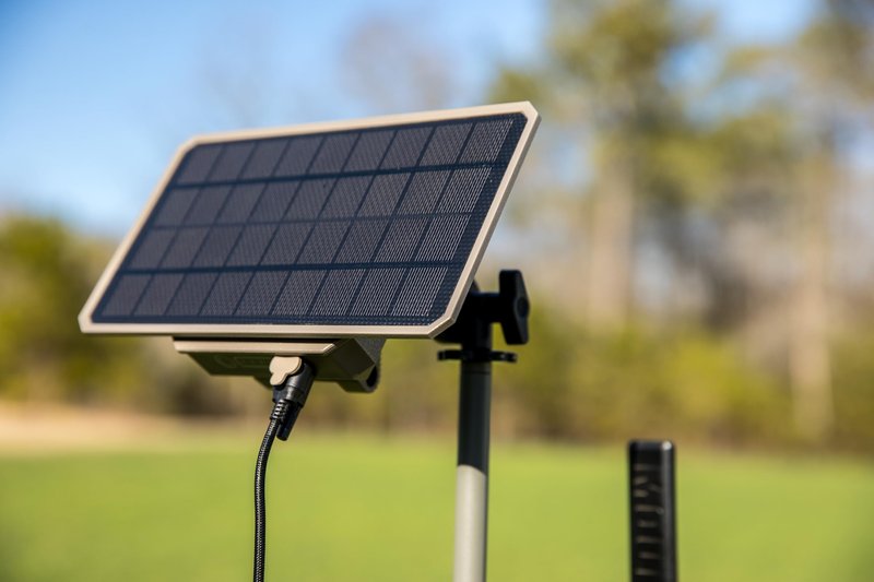 Moultrie - Solar Panel Power Pack - 3.4W - Gen 2 Solar Panel with Battery for Trail Cameras - 7.2v, 3350mAh